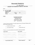 free sample authorization to transfer medical records template