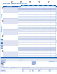 free sample hospital medication administration record template word