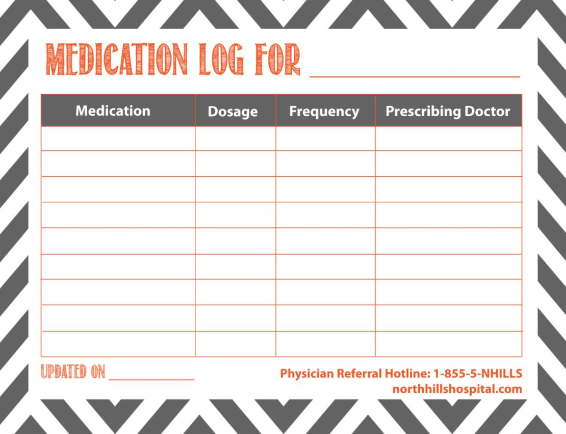 free sample monthly medication administration record template pdf