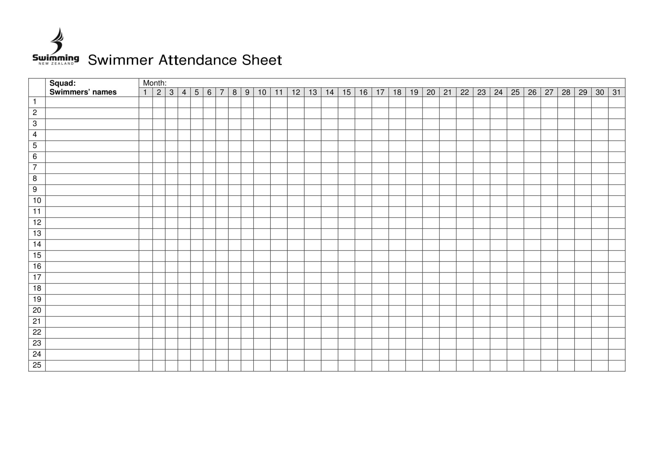 free  swimming pool record sheet template pdf