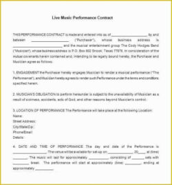 independent record label contract template