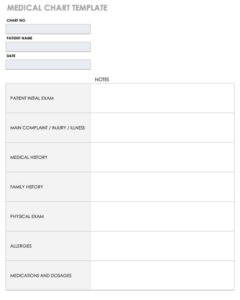 printable eu personal health record template example