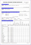 printable pat testing record sheet template