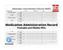 printable school medication administration record template pdf