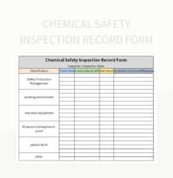 free editable chemical spray record sheet template example