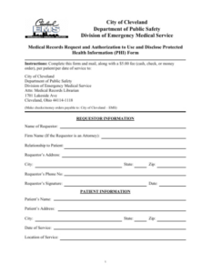 free editable ohio public records request template sample