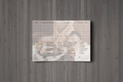 free  massage client record card template example