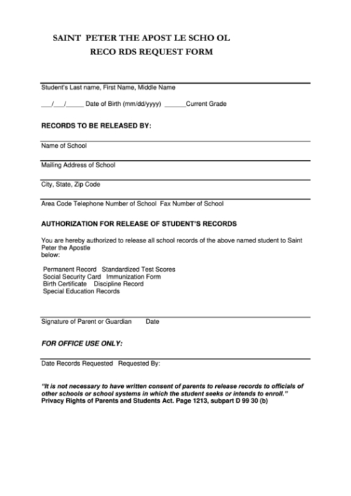 printable ohio public records request template pdf