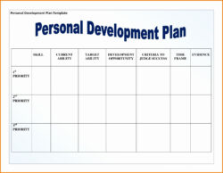 blank teacher professional development record template word