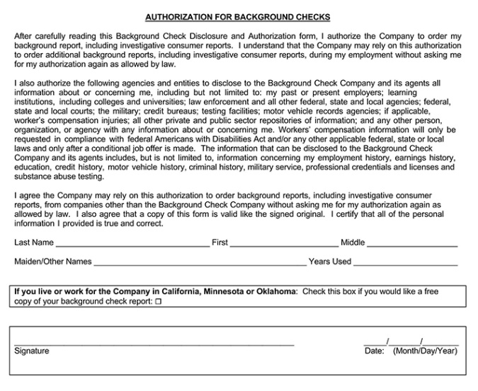 editable 3rd party authorization form template database authorization to release information to a third party form template excel