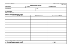 editable job hazard analysis form  fill out sign online and download pdf job hazard analysis form template sample