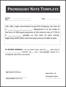 free 38 free promissory note templates  forms word  pdf release of promissory note template pdf