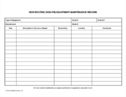 free blank harness inspection record template example