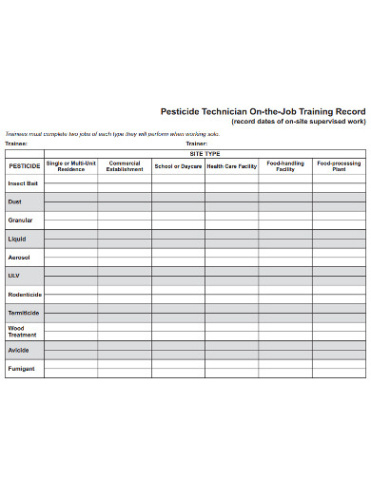 free blank teacher professional development record template example