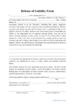 free free liability release forms printable online  printable templates accident liability release form template sample