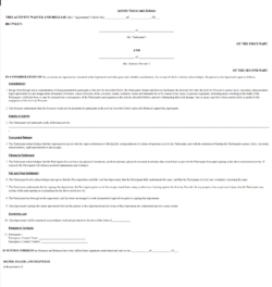 free release and waiver form  formslegal activity waiver and release form template pdf