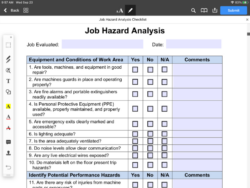 health  safety documents  how to manage onsite health  safety osha job hazard analysis template pdf