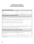 printable free medical records release authorization forms  pdf  word authorization for release of protected health information template example