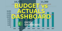 sample budget vs actual analysis excel template  efinancialmodels budget actual variance analysis template excel