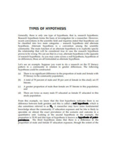 sample free 11 research hypothesis templates in pdf  ms word analysis of competing hypotheses template sample