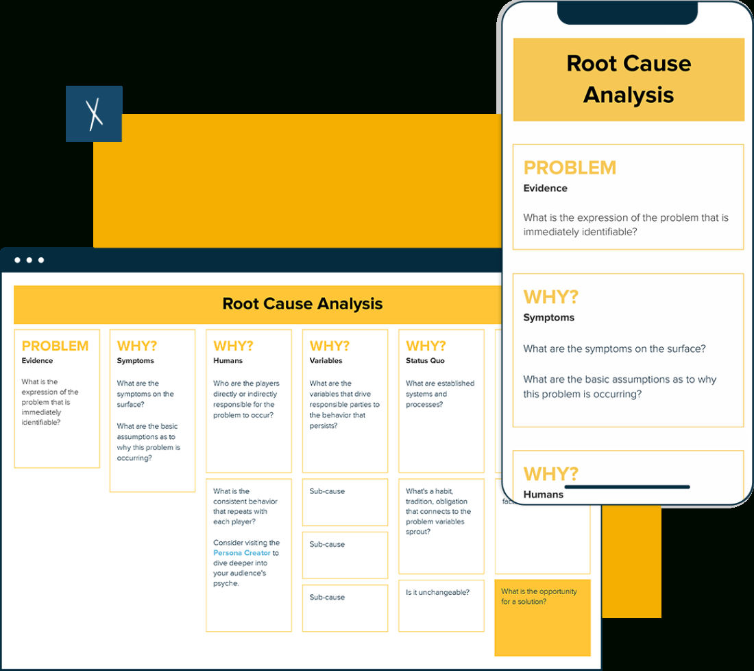 sample root cause analysis template and examples  xtensio basic root cause analysis template sample