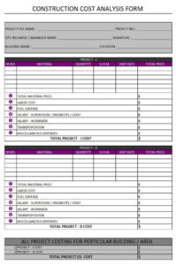 construction application forms pdf  بحث google‏  report template analysis financial construction project cost analysis template doc