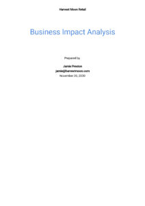 editable 20 free business analysis templates edit  download  template business process impact analysis template pdf