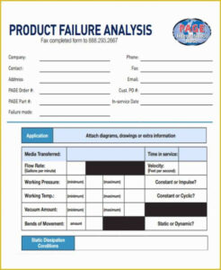 editable 48 failure analysis report template free  heritagechristiancollege engineering failure analysis report template excel