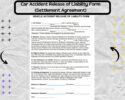 Blank Car Accident Release Form Template Word