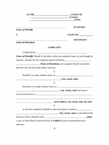 Blank Property Damage Release Form Template Doc