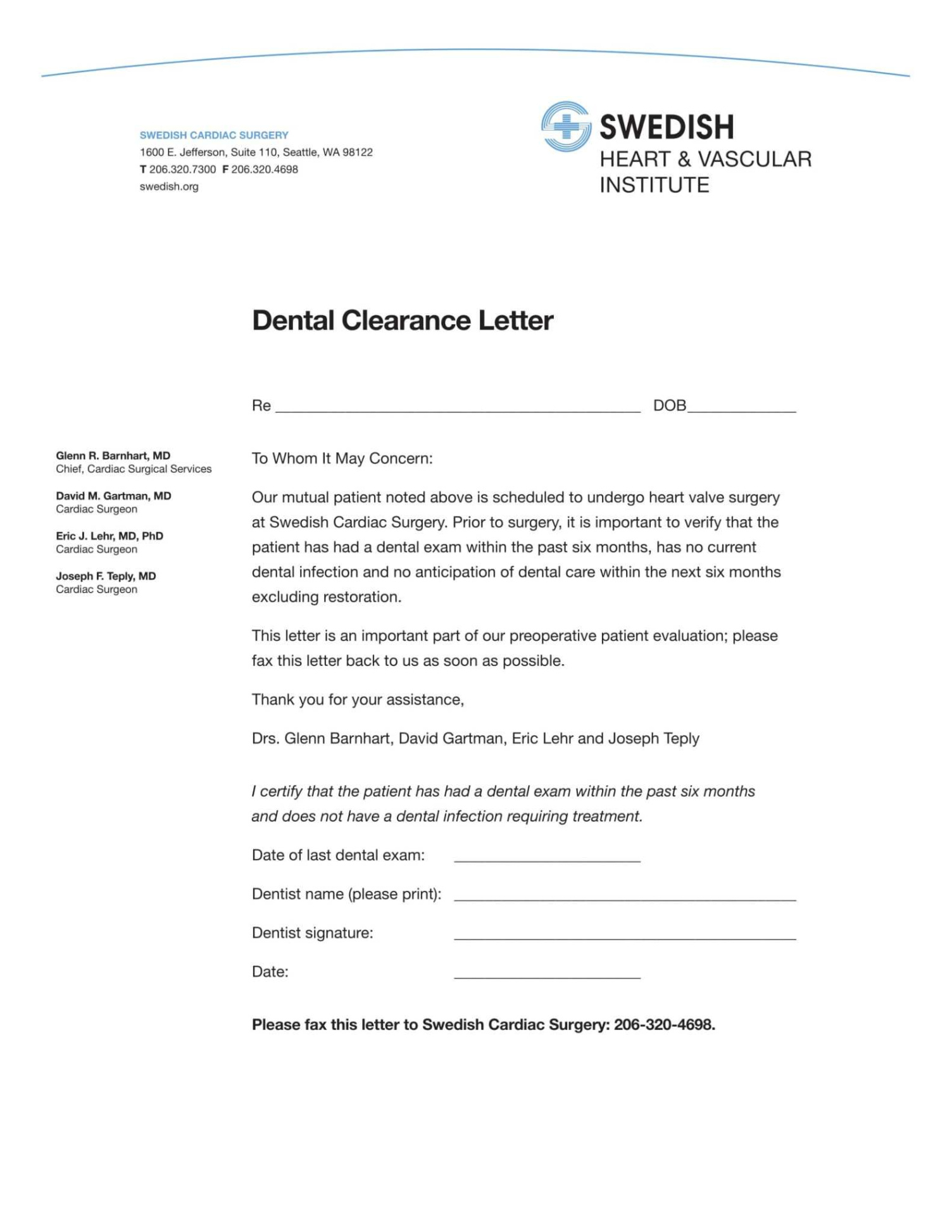 Custom Dental Medical Release Form Template Word Sample