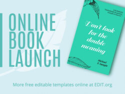 Editable Book Launch Press Release Template Word Sample