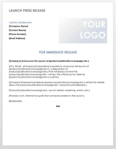 Editable Ceo Announcement Press Release Template  Sample