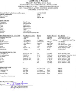 editable certificate of analysis template  sampletemplatemyid chemical certificate of analysis template pdf