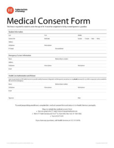 Editable Medical Release Form For Minor Template Pdf Sample