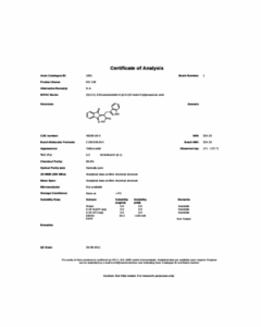 free 2024 certificate of analysis  fillable printable pdf  forms  handypdf chemical certificate of analysis template