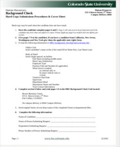 Free Custom Background Check Release Form Template Doc Sample