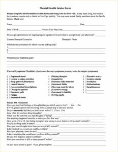 Free Editable Counseling Release Of Information Template Pdf