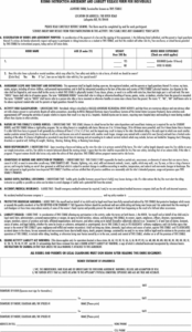 Free Editable Horse Riding Release Form Template Doc