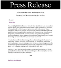 Free  Law Enforcement Press Release Template