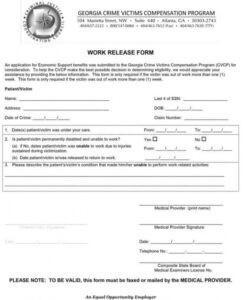 Free Printable Doctor Work Release Form Template Excel