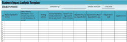 Free  Software Development Impact Analysis Template Excel